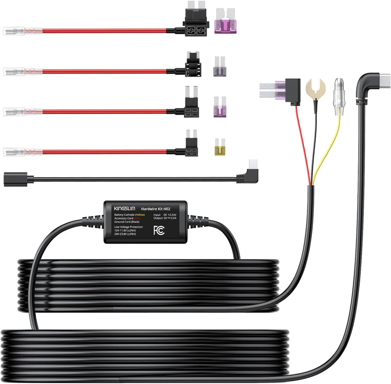 Kingslim H02 Dash Cam Hardwire Kit