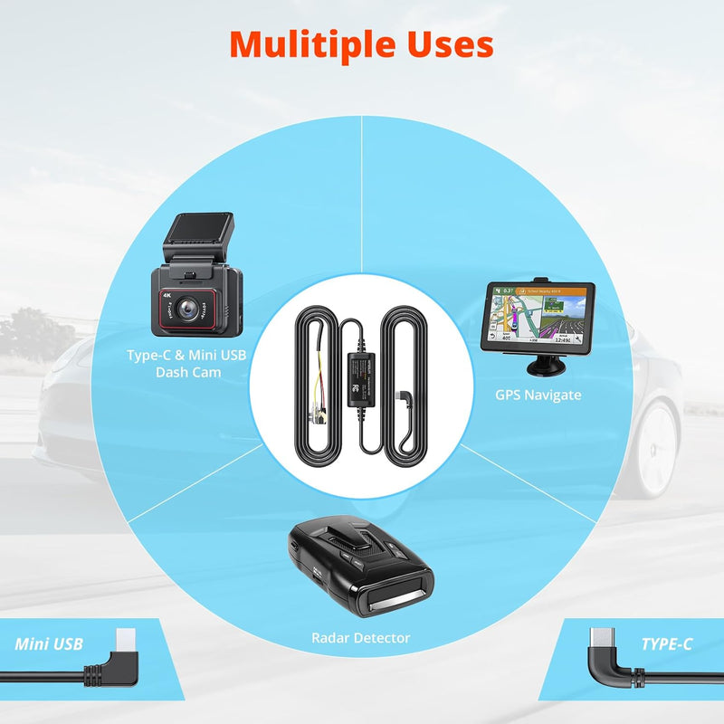 Kingslim H02 Dash Cam Hardwire Kit
