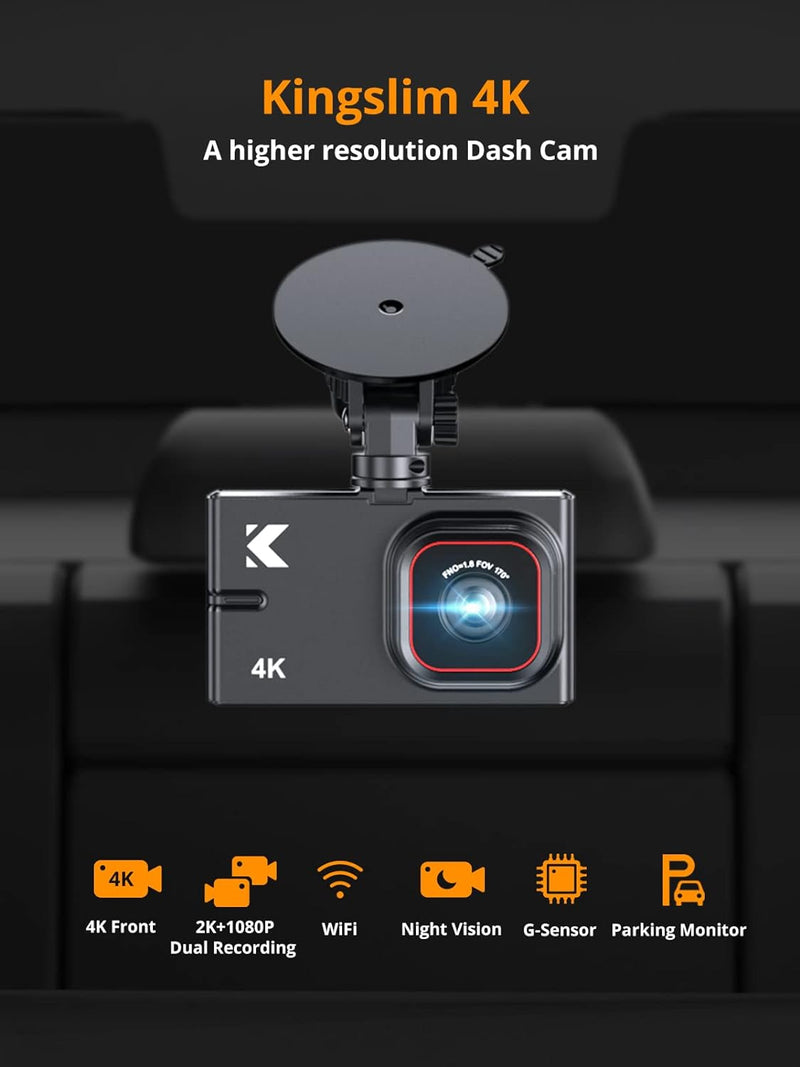 Kingslim DL12 Pro 4K Mirror Dash Cam