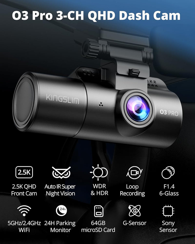 Kingslim O3 Pro Dash Cam