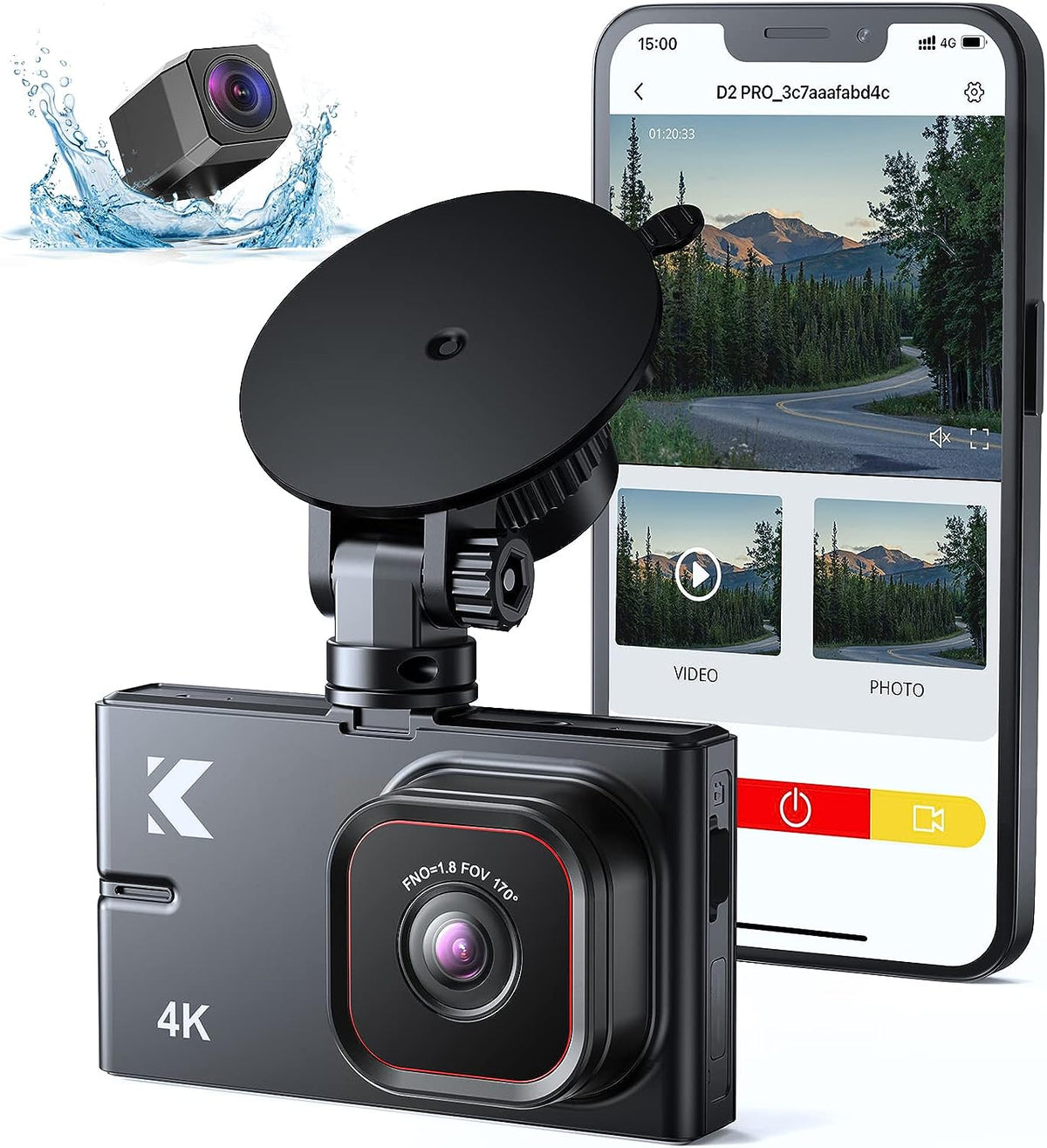 Kingslim D2 Pro Dash Cam