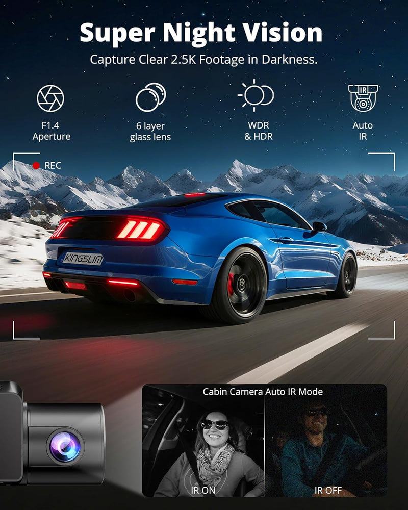 Kingslim O3 Pro Dash Cam