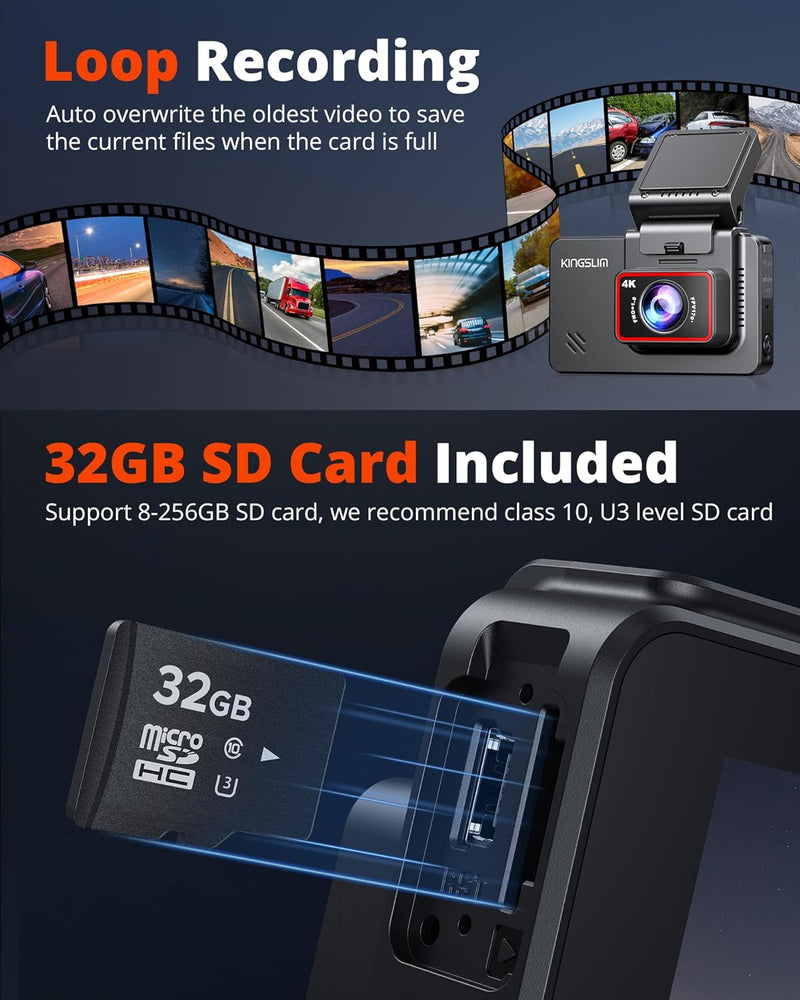 Kingslim D4 32 GB SD Card bundle