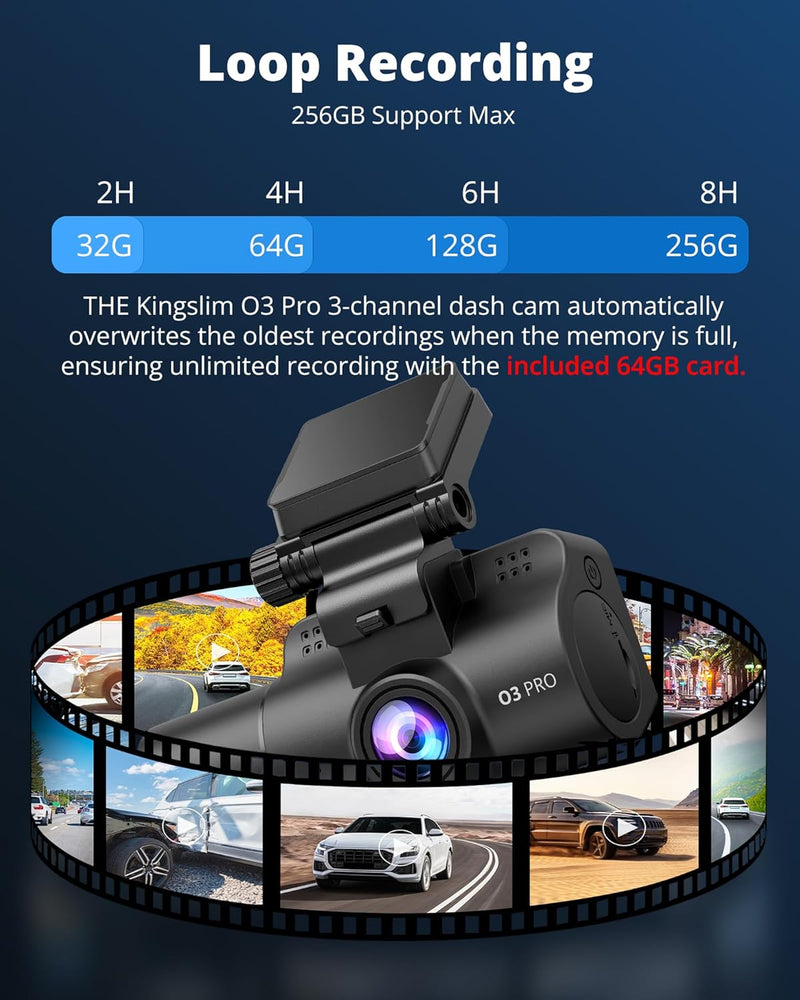 Kingslim O3 Pro Dash Cam