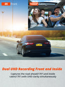 Kingslim D6 4K Dual Dash Cam