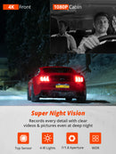 Kingslim D6 4K Dual Dash Cam